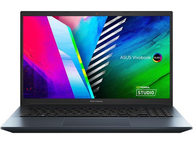ASUS VivoBook Pro 15 OLED Ultra Slim Laptop, 15.6" FHD OLED Display, AMD Ryzen 7 5800H CPU, NVIDIA GeForce RTX 3050, 16GB RAM, 512GB SSD, Windows 11 Home, Quiet Blue, M3500QC-DS71Ships 7-10 working days Complimentary 3-month Adobe Creative Cloud subscript
